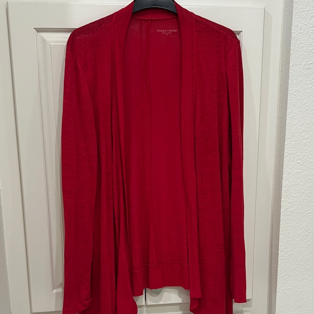 Eileen Fisher Women's Vibrant Red Cardigan
Great condition